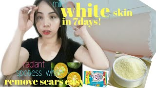 Get Milky Whiten Skin in 7Days|| Radiant Spotless White Remove Scars Easy|| Ms Sungit