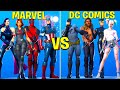 Team MARVEL vs Team DC in Fortnite Dance Battle! (Captain America vs Batman, Harley Quinn vs Domino)