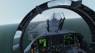 DCS: Rainy Weather Landing on a Carrier