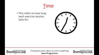 principles of training