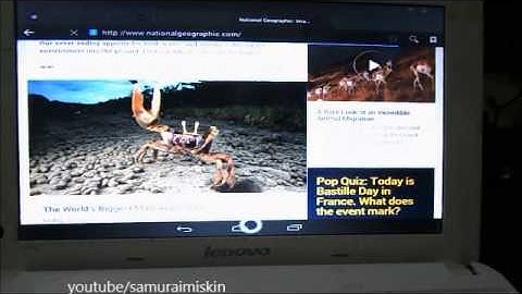 Android 4.4 on Intel Atom Netbook For Browsing