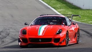 In this video you will see some ferrari 599xx evolution on the track.
famous corners of spa-francorchamps track such as la source, eau
rouge...