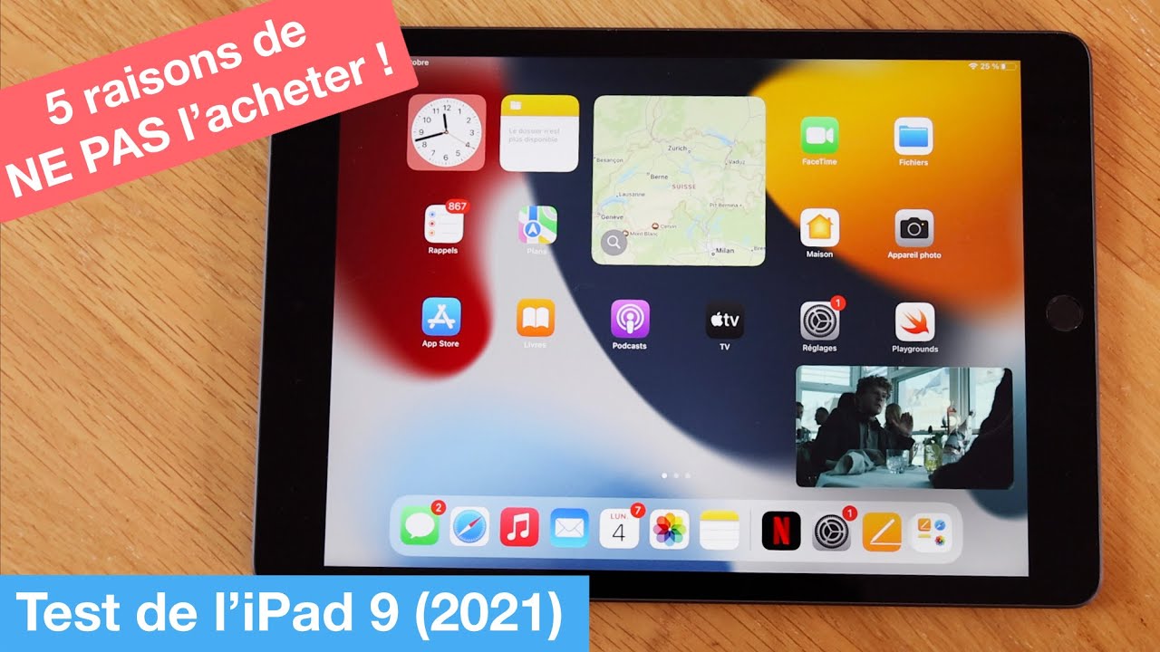 Test Apple iPad 9 (2021) : une formule qui ne change pas - Les Numériques