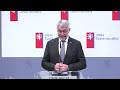 ⬜️🟥🟦 Sledujete přímý přenos tiskové konference po jednání vlády, 27. dubna 2026.