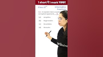 Solve this Question with Given Answer! (12th IP)- 1 Video 1 Mark पक्का for Board Exam! #shorts