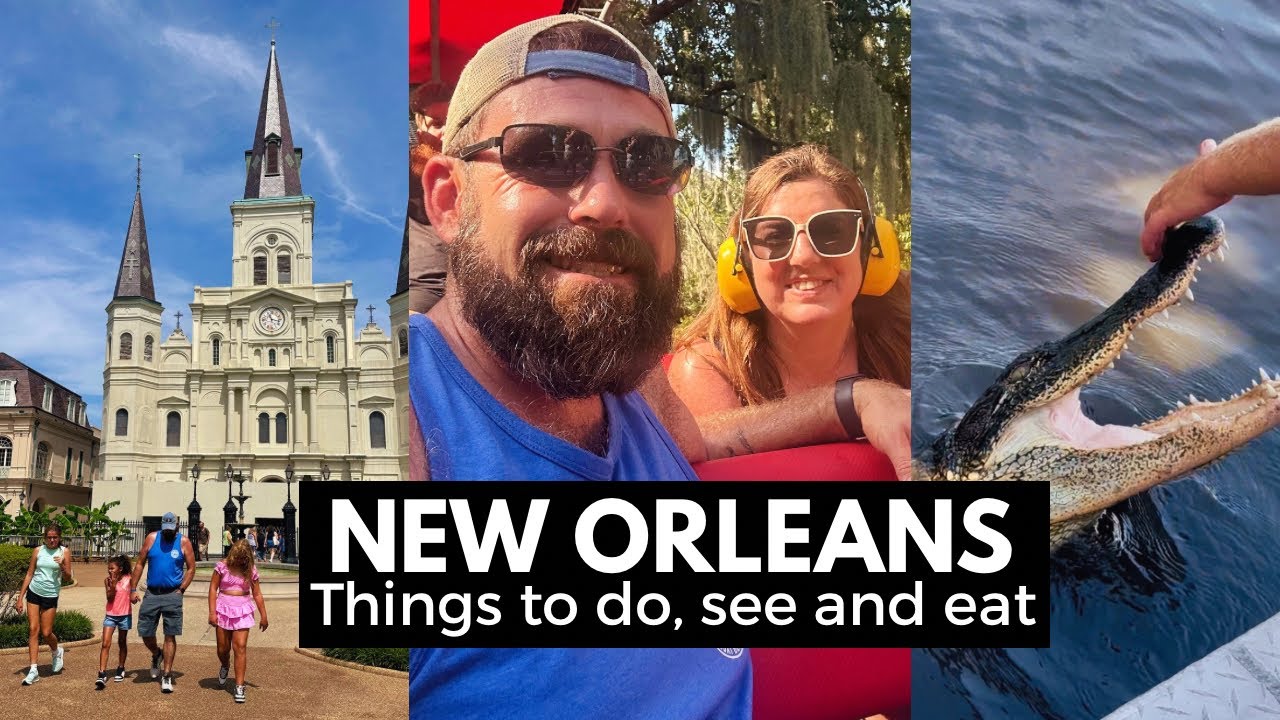 ОДИН ДЕНЬ в НОВОМ ОРЛЕАНЕ!! || бенье, ресторан Mother’s + приключения на аэроглиссере🐊