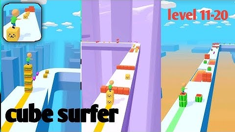 Cube surfer gameplay level 11-20