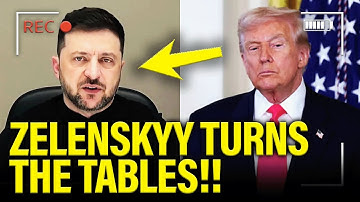 FURIOUS Zelenskyy STRIKES BACK at Trump AND TURNS THE TABLES