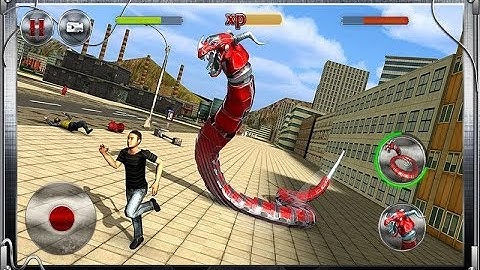 Transform Snake Robot City Battle 2017 Android Gameplay