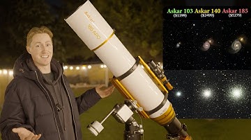 Is BIGGER always BETTER? (Askar 103 v 140 v 185 Telescope) 🤯🔭✨
