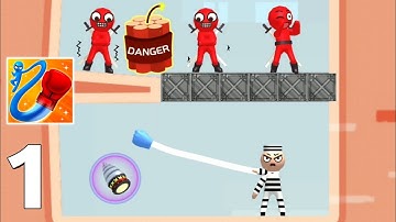 Rocket Punch - Gameplay Walkthrough Part 1 Levels 1 - 15 (Android, iOS)