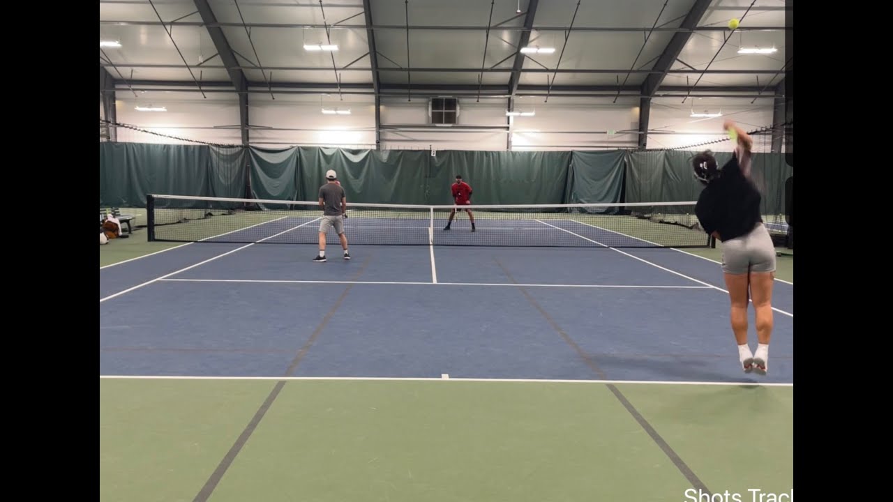 10.0 Mixed Doubles Tennis National Level Match! - YouTube