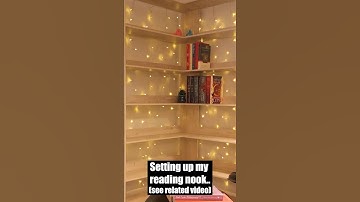 setting up my reading nook 📚🧸 how i made a cozy filming and book space at home