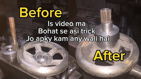 How to make wheel garrari fitting part off lathe machine Techical machine #machinelearning