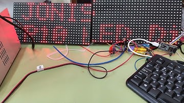 P10 Led Matrix with Arduino and ESP32
