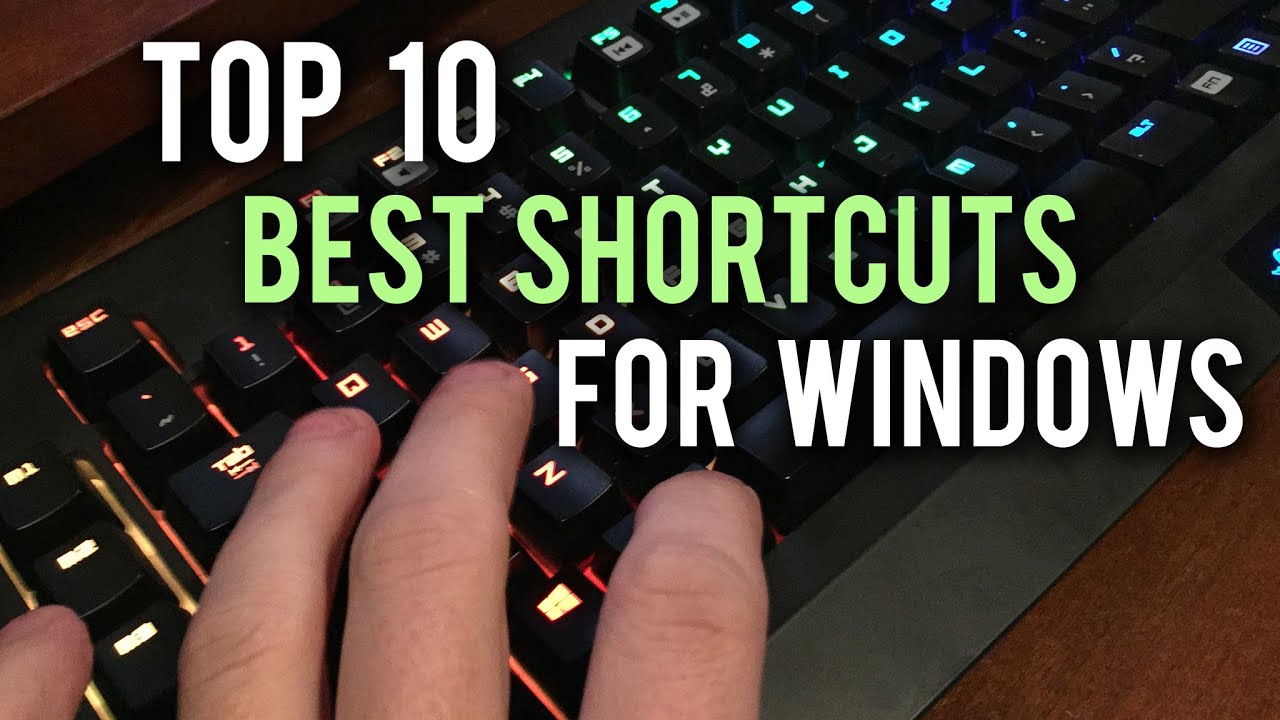 10 Amazing Windows Shortcuts You Aren't Using - YouTube