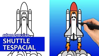 How To Draw The Space Shuttle: Easy Step by Step Drawing Tutorial