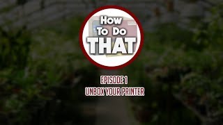How To Do That - Ep. 1