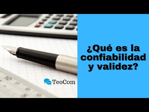 Confiabilidad y validez
