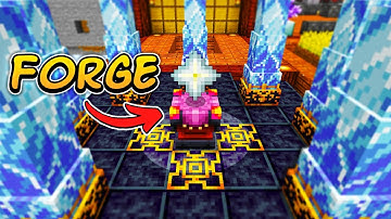 BUILDING A FORBIDDEN FORGE! Minecraft Bloody Skyblock E7 [Modded Questing Skyblock]