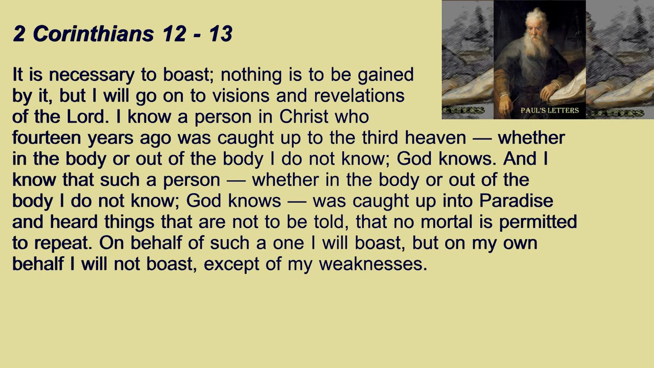 24 2 Corinthians 12 13 YouTube 24-2-corinthians-12-13-youtube