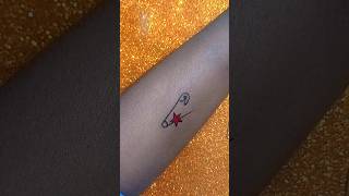 Best trick with safety pin #tattoo #temporarytatoo #tattoodesign Best trick with safety pin #tattoo #temporarytatoo #tattoodesign