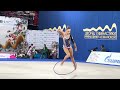 Arina Averina Hoop EF 1st Stage Strongest Cup Moscow 2023