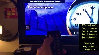 How to Use TV to Express Checkout of Luxor Hotel Las Vegas by Flame Ming 3,041 views 4 years ago 36 seconds