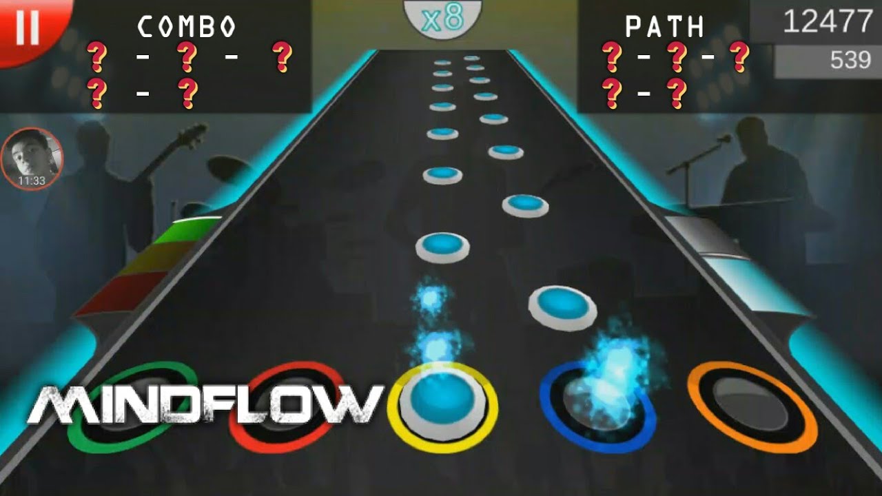 Guitar Flash Mobile - path, Combos