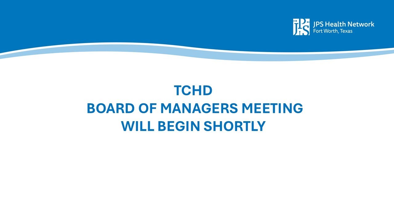 TCHD BOARD OF MANAGERS MEETING FOR NOVEMBER 2025