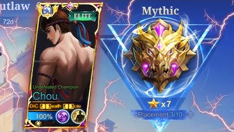 LAST MATCH BEFORE MYTHIC SOLOQ | Mlbb Chou Solo Rank Build #solorank #topchou