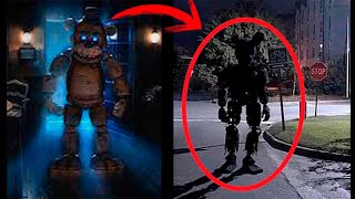 7 PERSONAJES DE FIVE NIGHTS AT FREDDY'S CAPTADOS EN CÁMARA,CAUGHT ON CAMERA