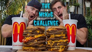 CHALLENGE | The McKeG Burger | McDonald's Won't Want You To See This!