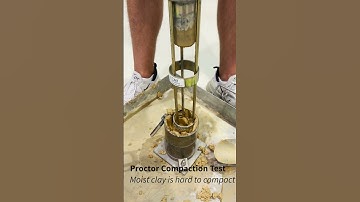 Compaction of Moist Clay #education #experiment #engineering