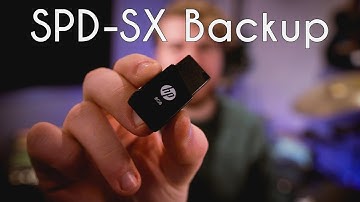 How to Backup Your SPD-SX