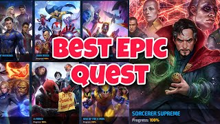 best epic quest to complete 🤔 | best deluxe pack character in mff | marvel future fight