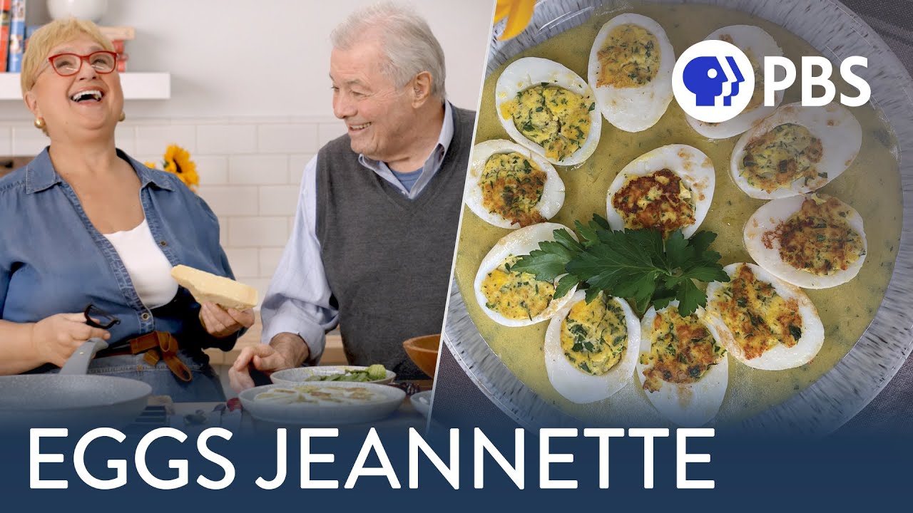 Making Eggs Jeannette with Jacques Pépin | Cooking with Lidia Bastianich