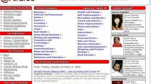 SEO Education 101 - Article Marketing