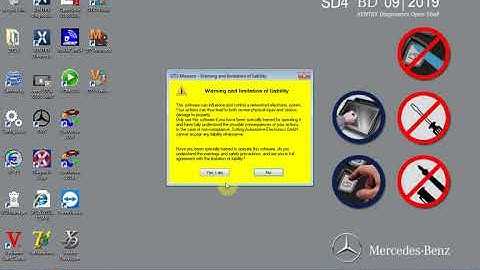 C4 Benz DTS Monacosupport Doip Operation video