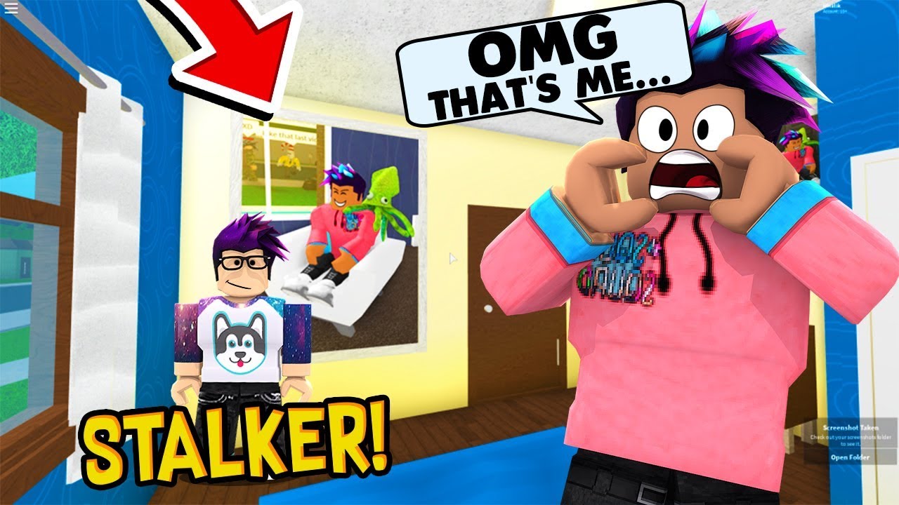 I Found Pictures Of Me In My Stalkers Bedroom Roblox Bloxburg - 