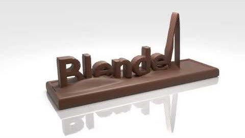 Chocolate Bar Animation - blenderic