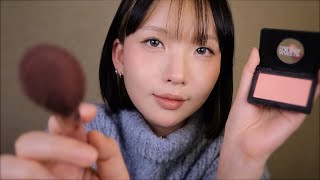 ASMR | Date Makeup for a Japanese friend (Layered Sound)