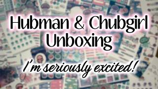 Hubman & Chubgirl Unboxing - WAIT Until You See What I Ordered - Planner & Journaling Supplies