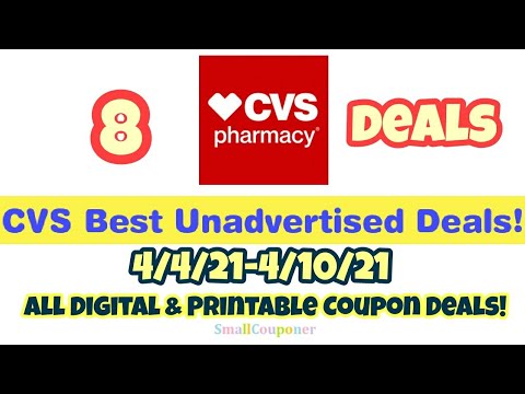 CVS Best Unadvertised Deals 4/4/21-4/10/21! All Digital and Printable Coupon Deals!
