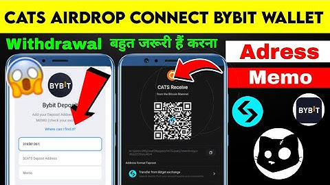 How To Connect Cats Bybit Wallet | Cats Airdrop Withdrawal Bybit Deposit Adress ,Memo | Cats Airdrop