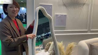 フランスベッド - まこまこ もこもことしたブークレ生地を使用したベッドフレーム「MOKOFAMU