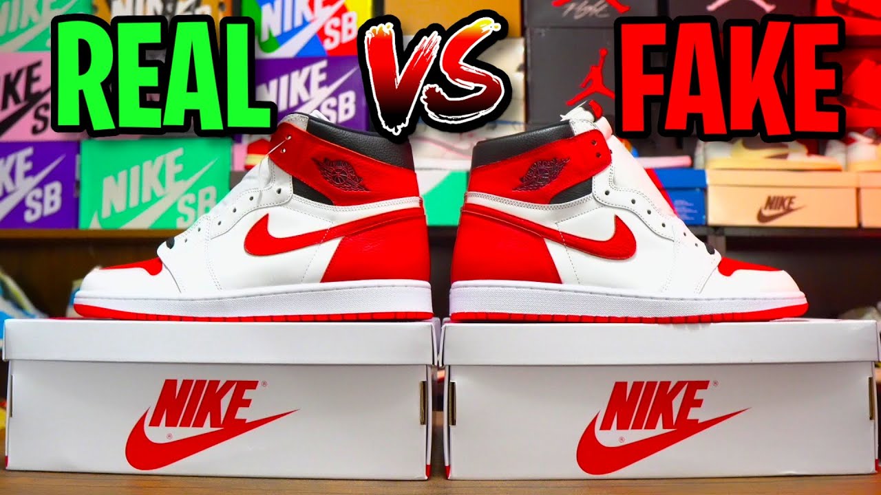 how can you tell if jordan 1 are fake