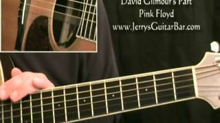 How To Play Pink Floyd Grantchester Meadows (intros only) chords