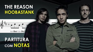 The Reason - Hoobastank | Partitura com Notas para Flauta Doce, Violino