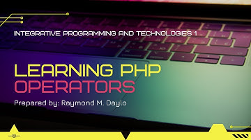 Operators | Integrative Programming and Technologies 1 (PHP)